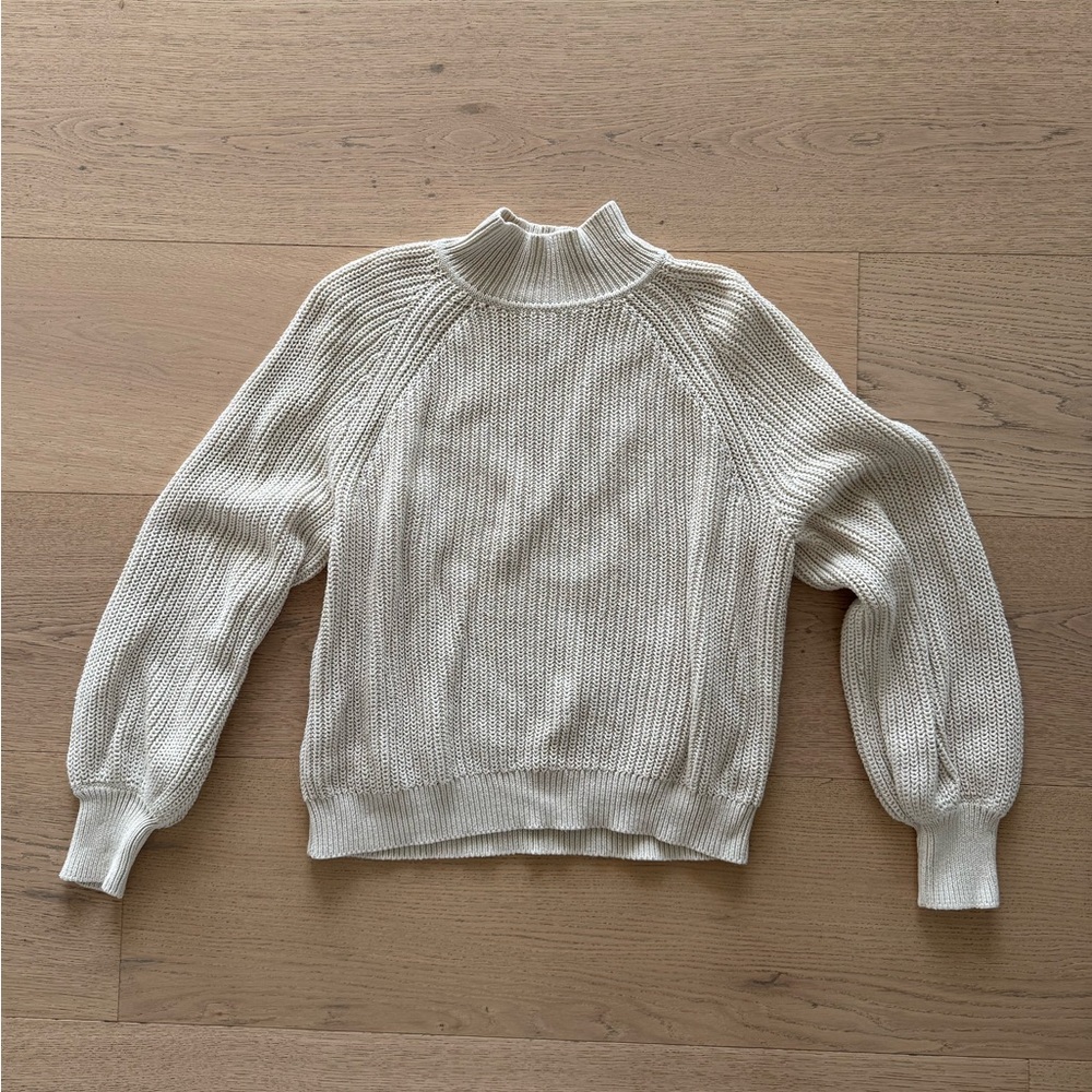 GAP Cream Turtleneck Sweater for Women